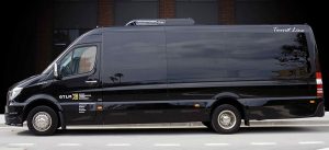 Mercedes Sprinter Exclusive from a side GTLM Limousines